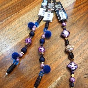 Designer beads strands x 3. NWT